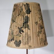 Teak Tripod Micheline Floor Lamp from Brass by JT Kalmar for Kalmar, 1950s