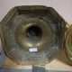Gilded bronze candle holder