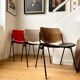 Chair DSC 106 by Giancarlo Piretti for Castelli 1970s' in beige cotton