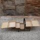 Travailleuse basse en bois