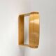 Mid-century space age bathroom wall mirror with 2 sides, 1960s.