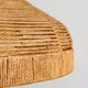 Large rope & jute pendant light, 1970s