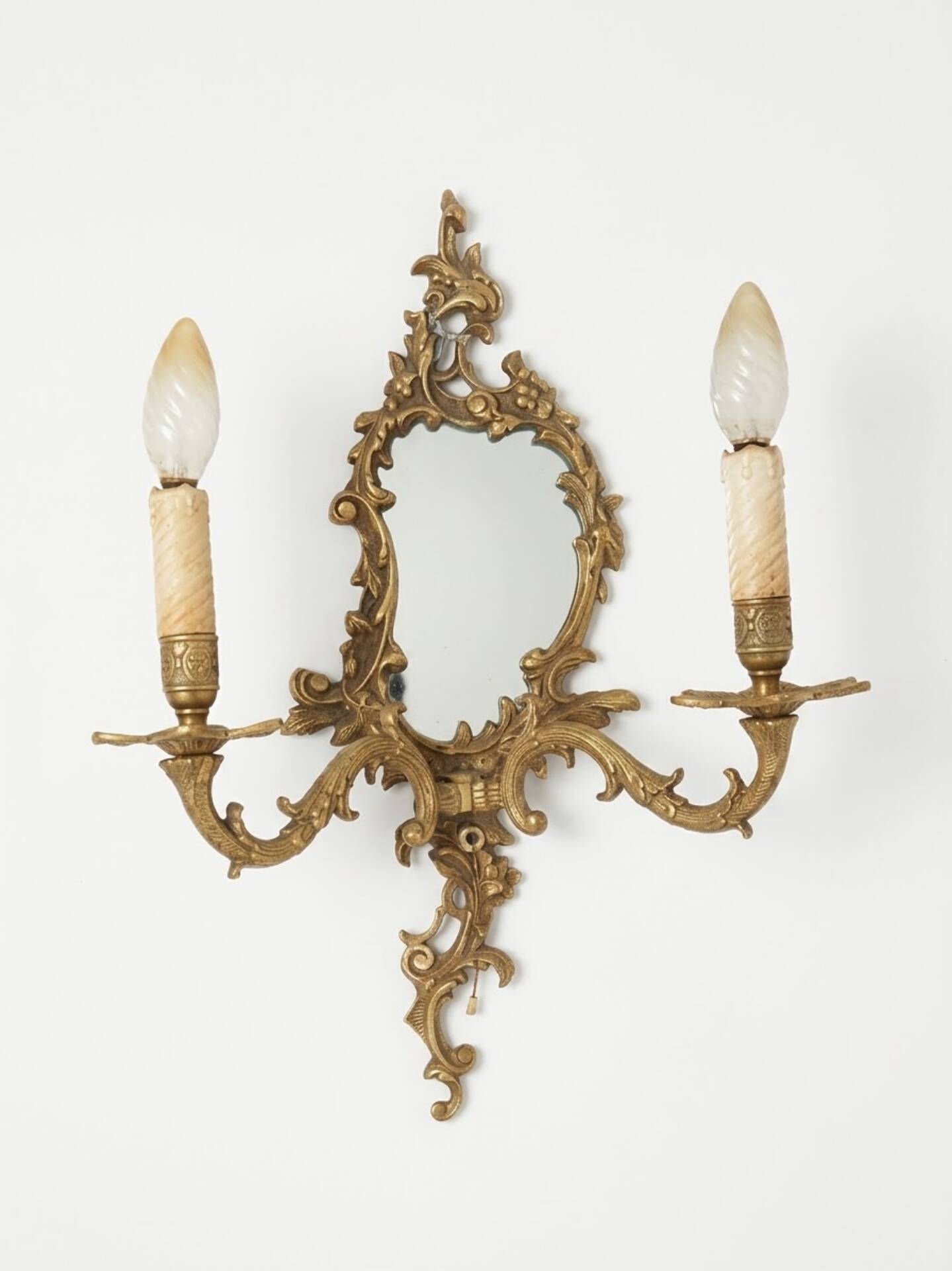 Applique miroir style Louis XV 