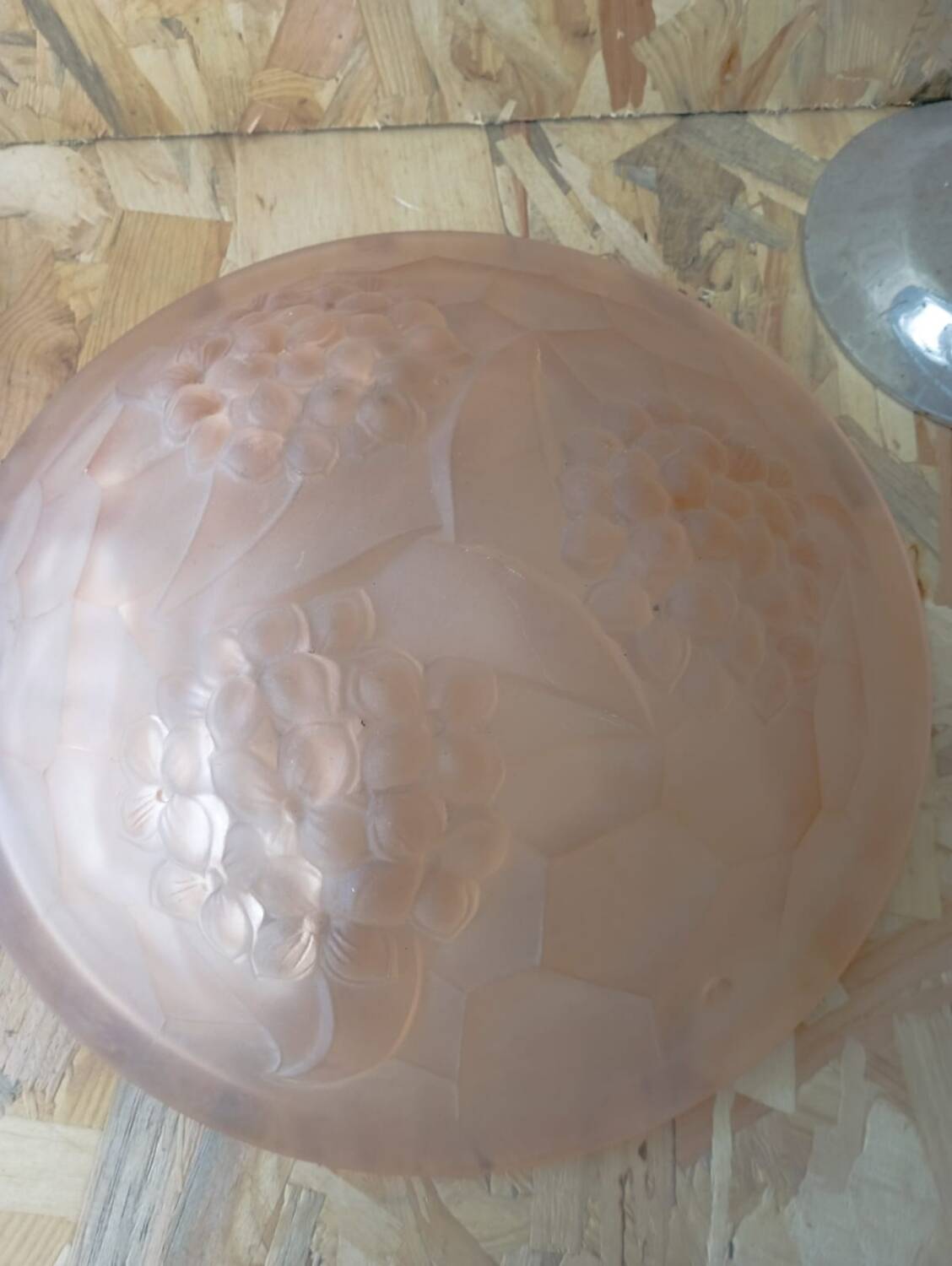 Art Deco chandelier bowl