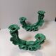 Pair of ceramic candle holders