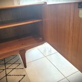 Scandinavian design sideboard in vintage teak