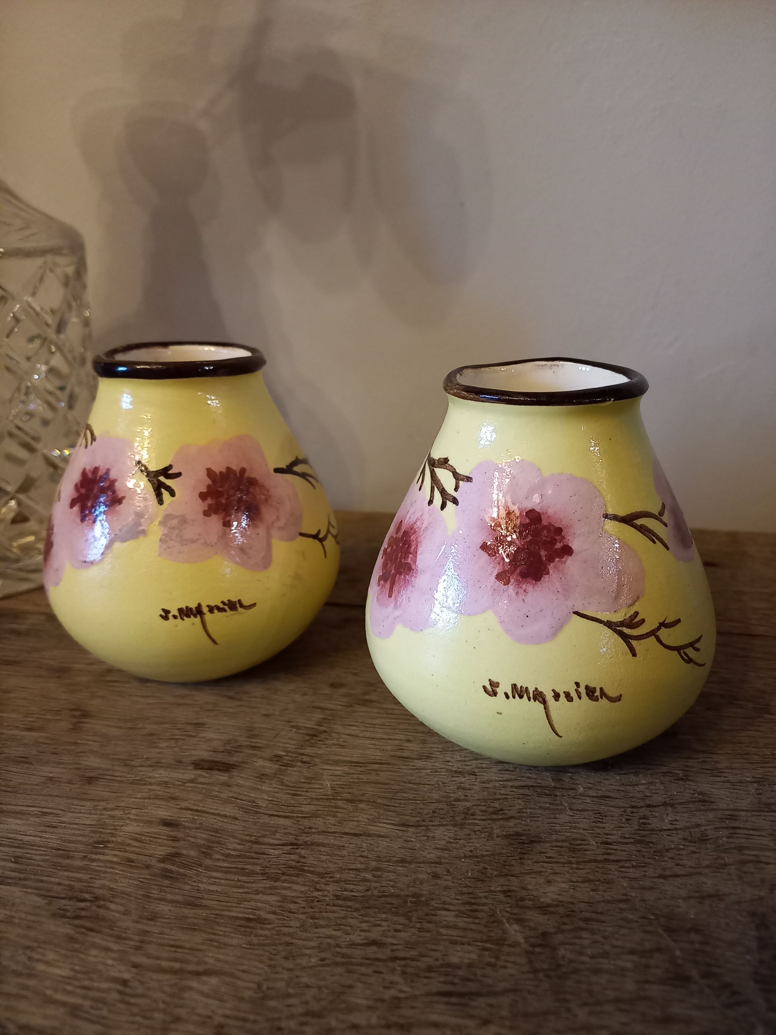 Pair of vases Jérôme Massier Vallauris