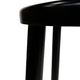 Set of four vintage bar stool - webbing and wood, 1980s Italian design