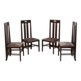 Charles Rennie Mackintosh Glasgow Style Ash Wood Ingram Low Chairs for Cass