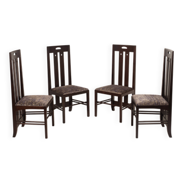 Charles Rennie Mackintosh Glasgow Style Ash Wood Ingram Low Chairs for Cass