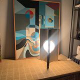 60s stainless steel lamp