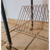 Chariot en vinyle du milieu du siècle