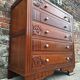 Art Deco commode, vintage antique piece with marble top.