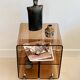 Cubic coffee table on casters in altuglas by Michel Dumas, France 1970
