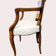 Louis XV style armchair with armrests
