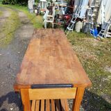 Wooden Drapery Table, 3 Drawers.