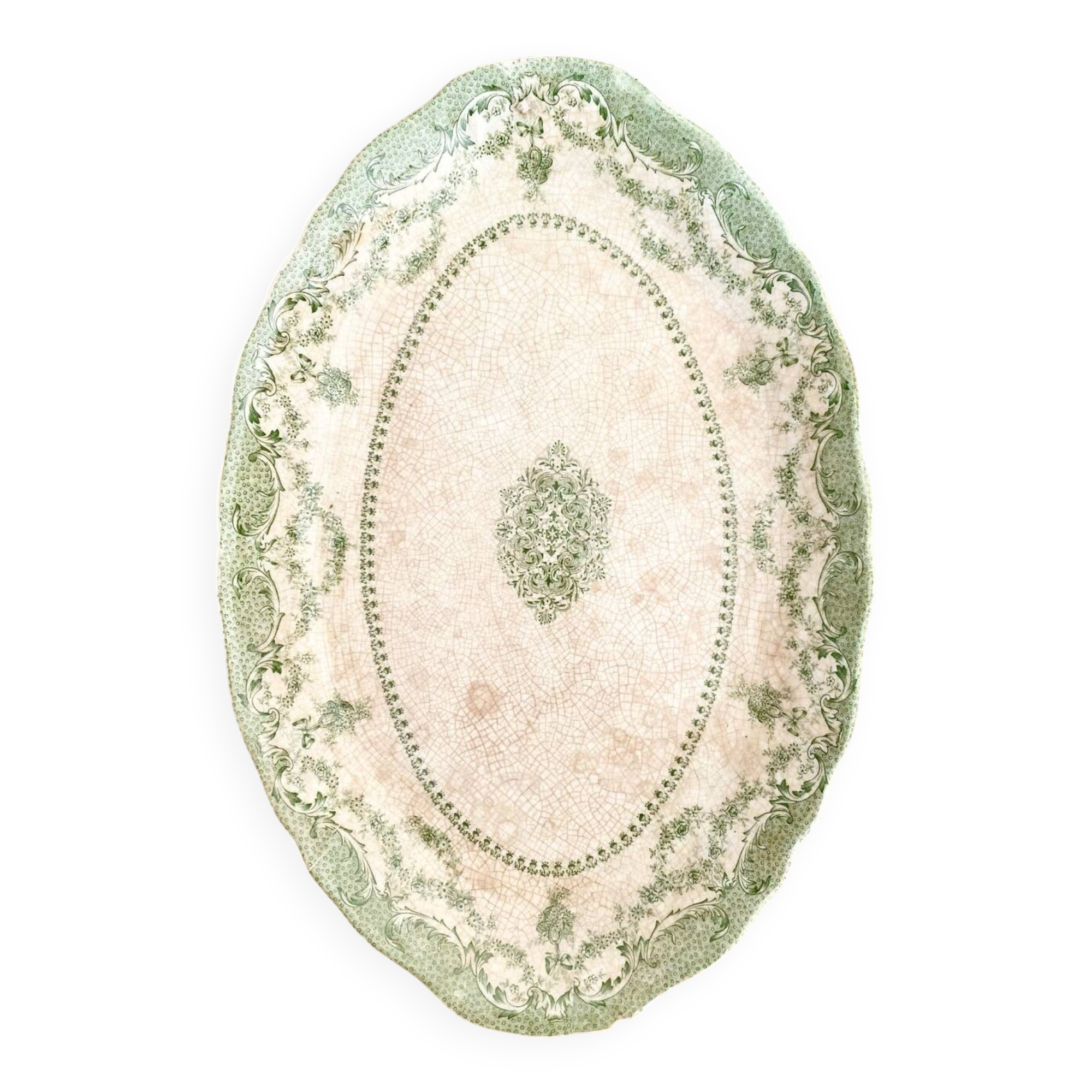 English porcelain dish