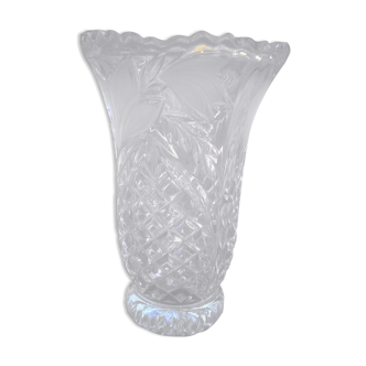 Vase vintage en cristal