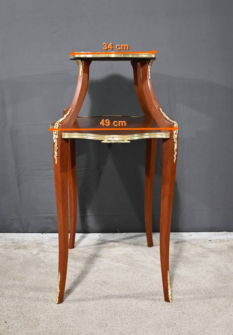 Mahogany Tea Table, Napoleon III style – Late 19th century