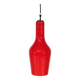 Italian red opaline pendant light - 1960s