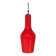 Italian red opaline pendant light - 1960s