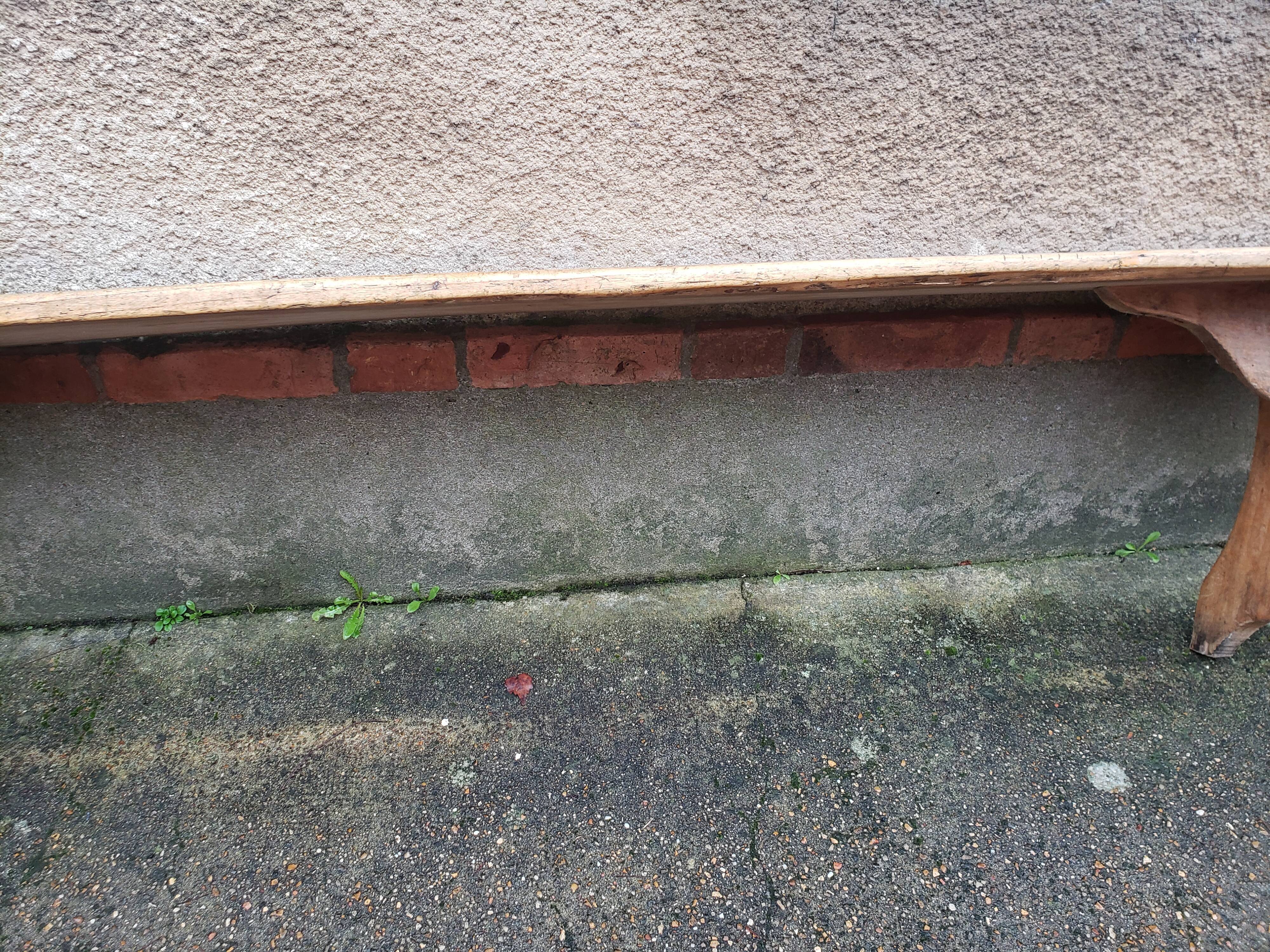 Wooden farm bench "perch"