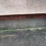 Wooden farm bench "perch"