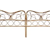 Pair of rattan headboards from the 50's Italy