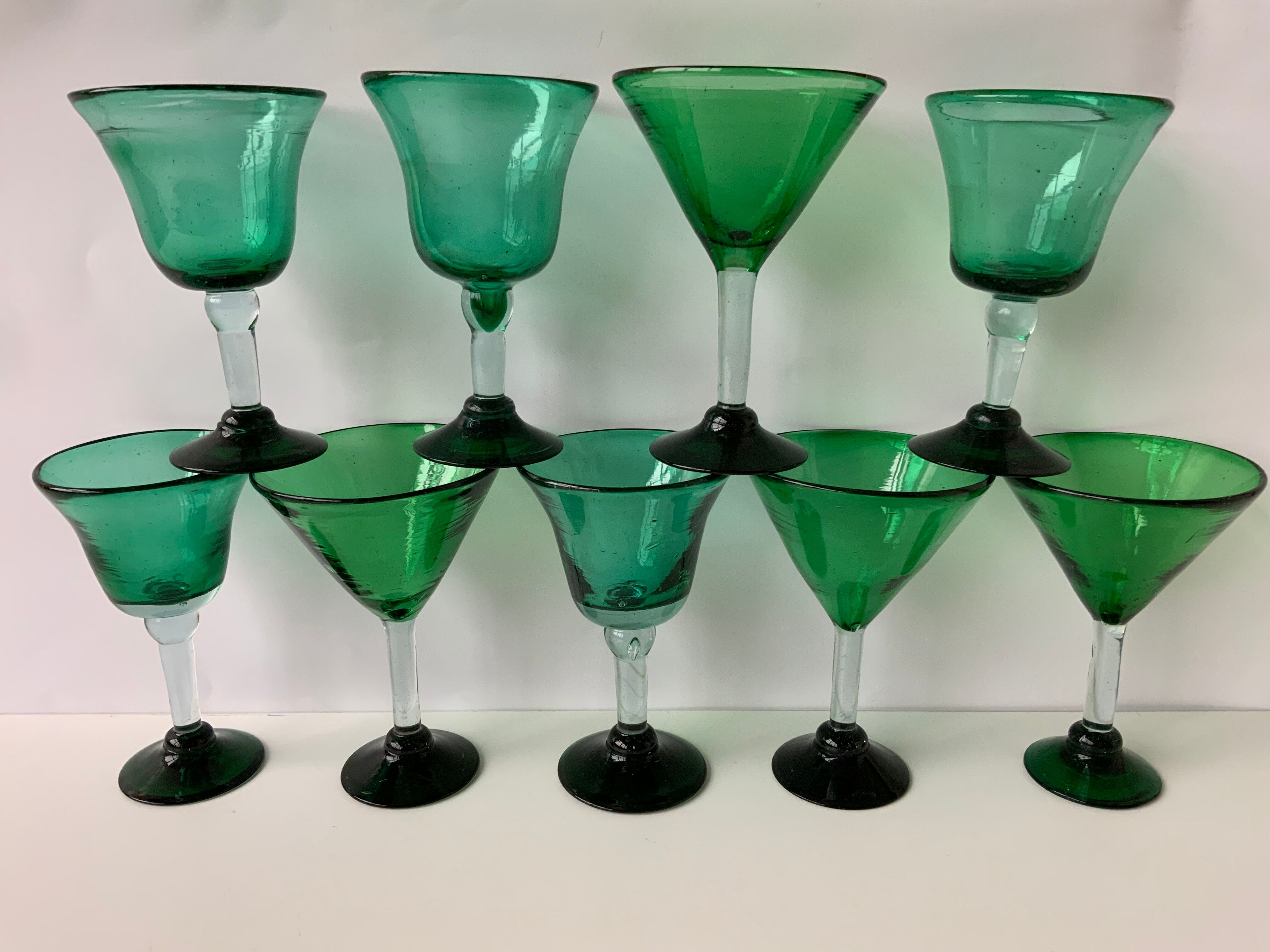 Vintage foot glasses