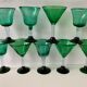 Verres à pied vintage