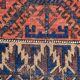 Antique Baloch carpet 126x71cm