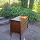 Tinted Oak Chest of Drawers, Henry Kjaernulf Style, 1960-70, Danish Design