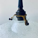 Vintage glass pendant light