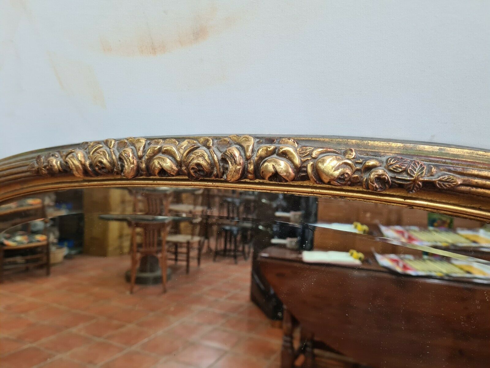 Gilded mirror Louis XVI style - 128x88cm