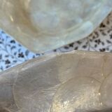 Set of two vintage mother-of-pearl dishes