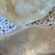 Set of two vintage mother-of-pearl dishes