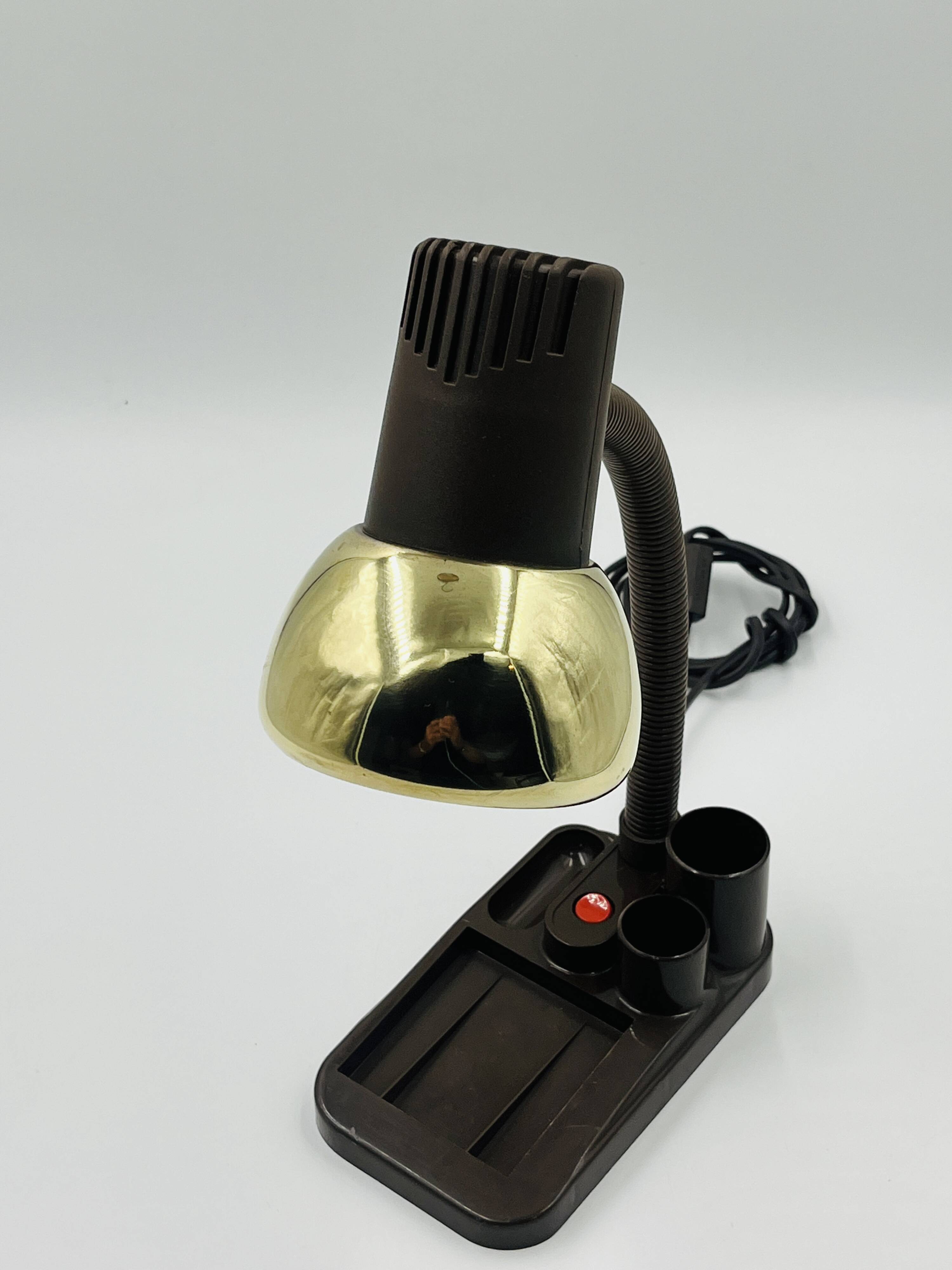 Vintage desk lamp 1980s design organiser