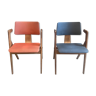 Lots deux chaises Hillestak par Lucienne & Robin Day 1950