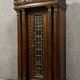 Superb Renaissance Style bookcase display case in carved walnut and oak circa 1850