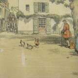 Set of four prints