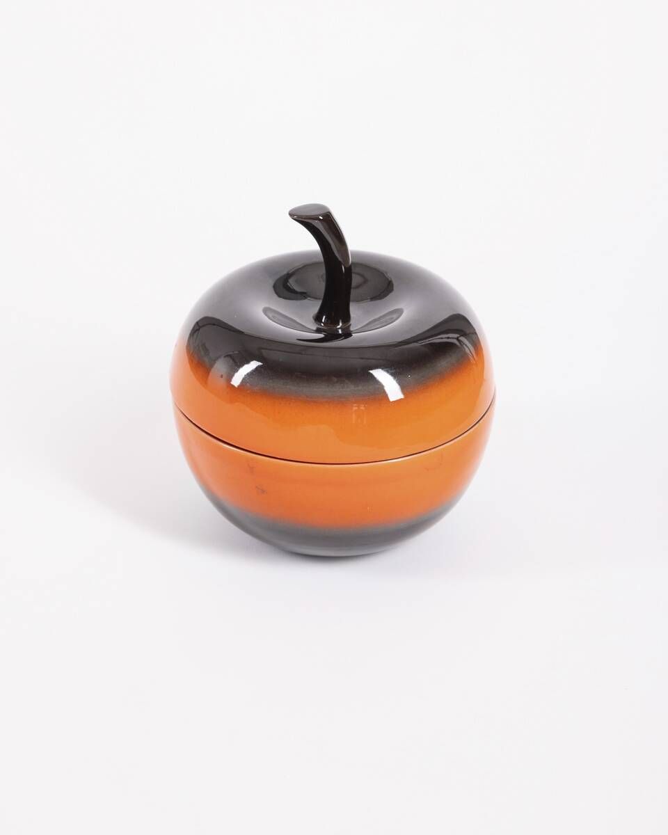 Vintage 1970s Ceramic Apple Container, Designed by Ceramica SIC