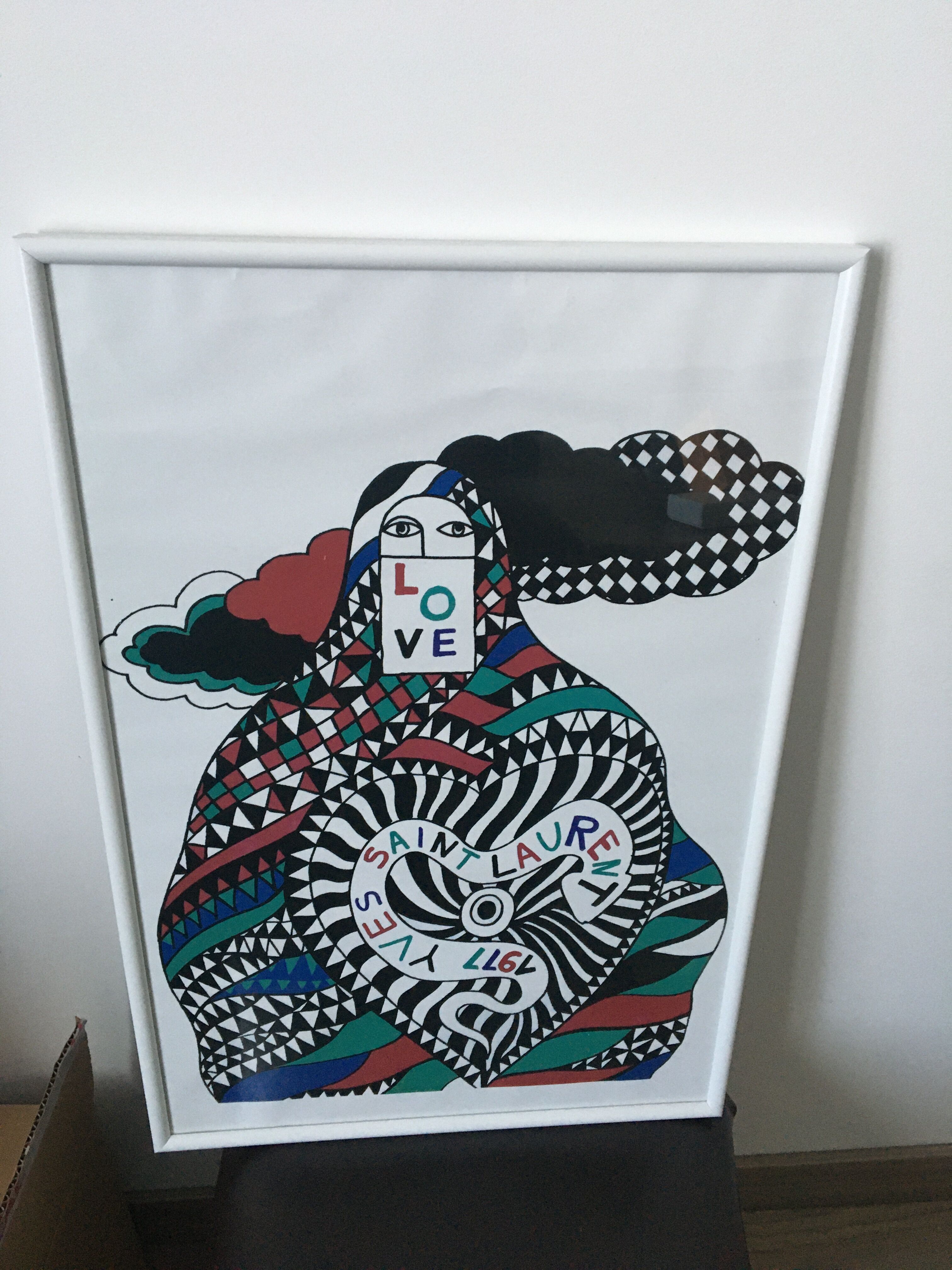 Poster by Yves Saint Laurent