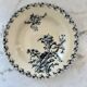 Deep plates Terre de Fer thistles Gien