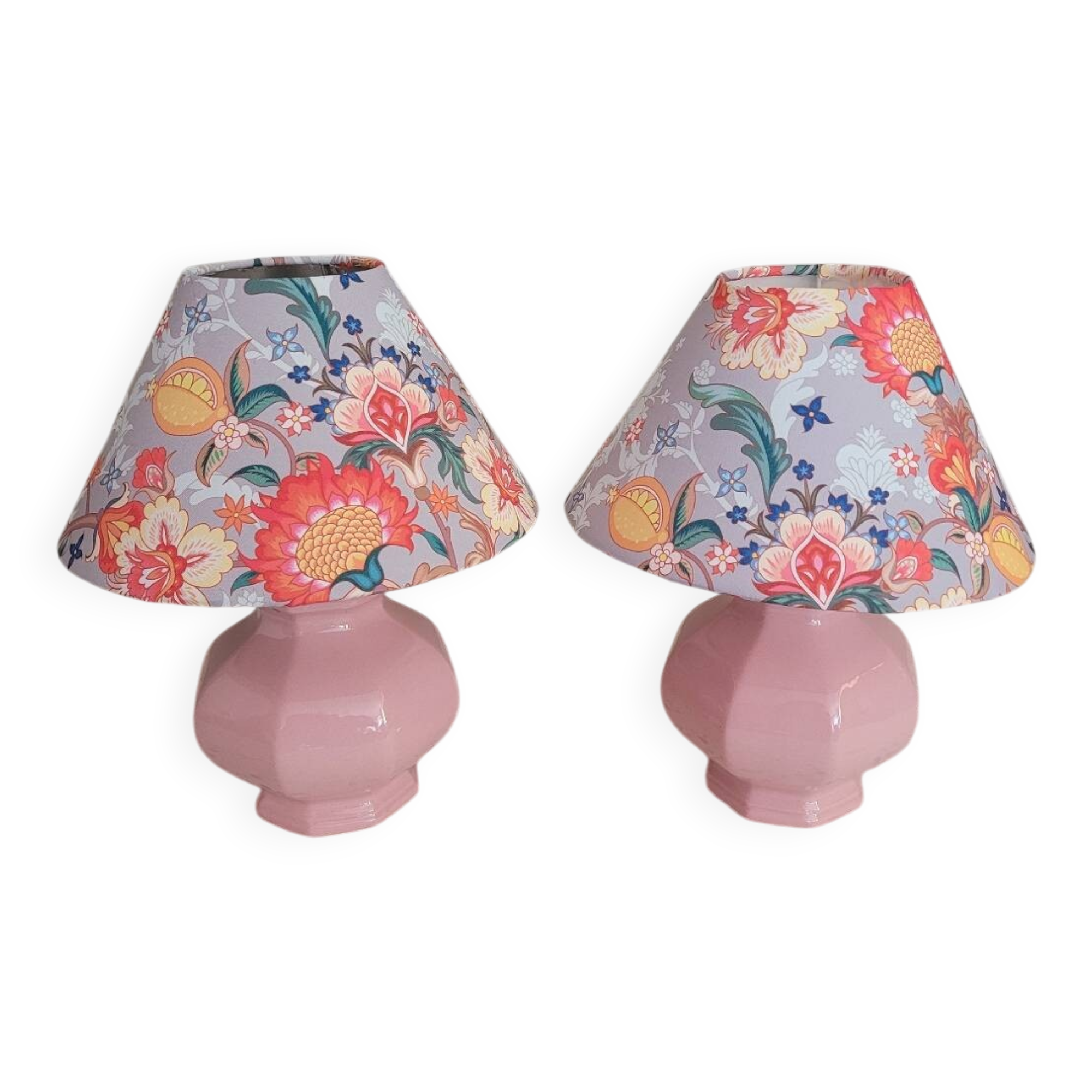 Vintage bedside lamps