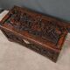 Large Camphor Wood Carved Chest, China – Mid 20th Century