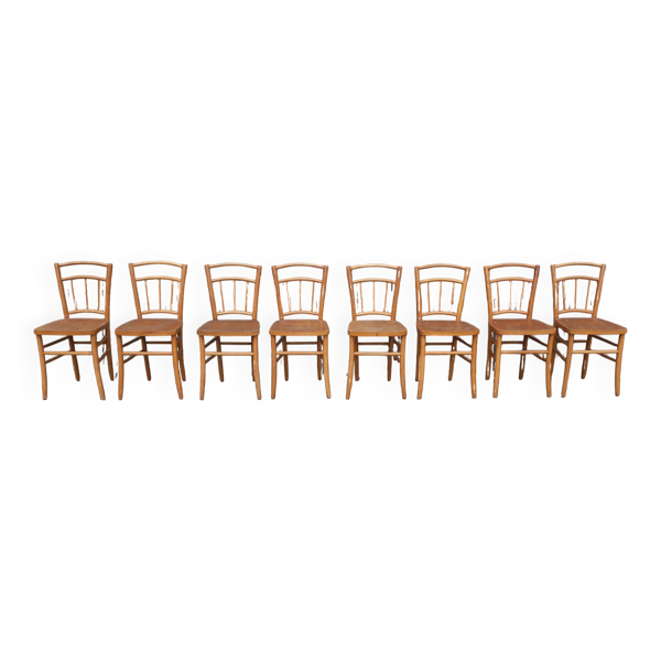 Chaises bistrot (Lot de 8 chaises)