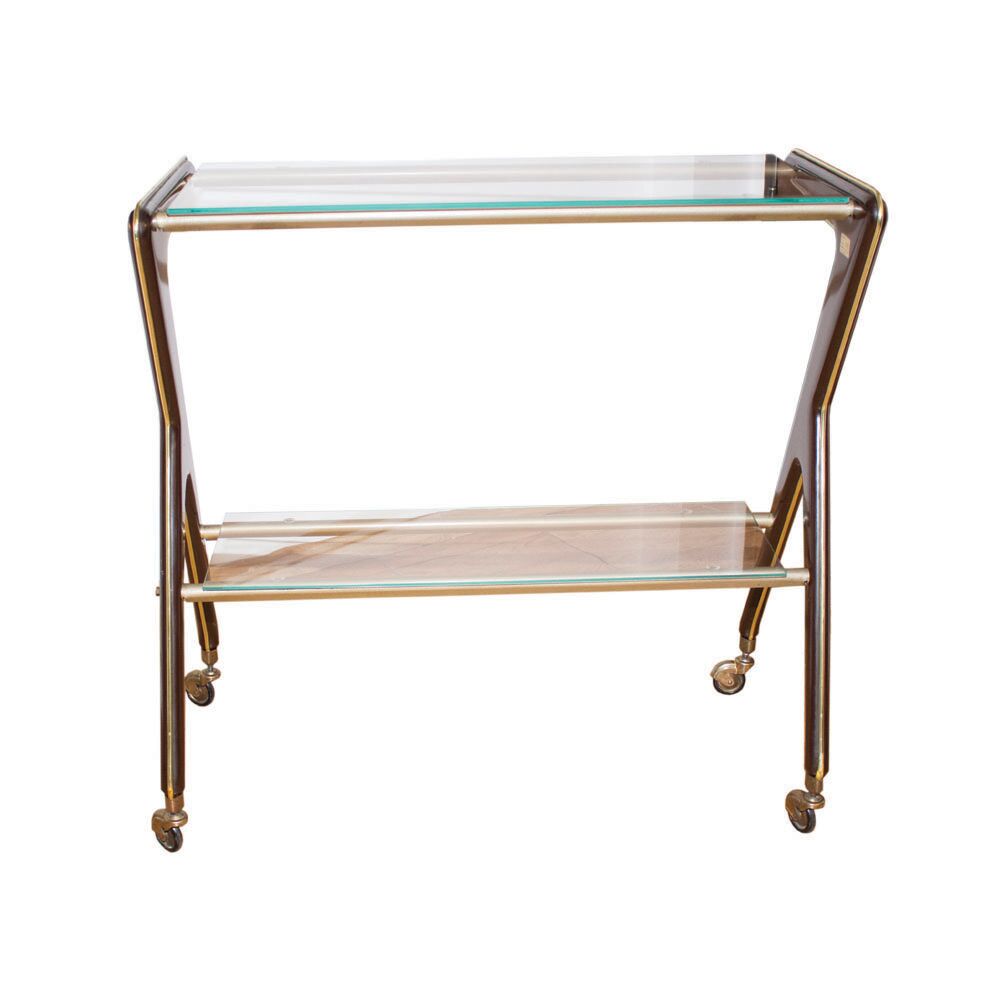 Rare 50’s serving bar cart edited by RAMA Torino, Italy, 1950s