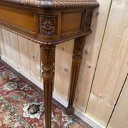 Console d'appui – Style Louis XVI – Bois sculpté verni – Début XXe