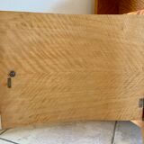 Pair of art deco bedsides in lemon tree magnifying glass