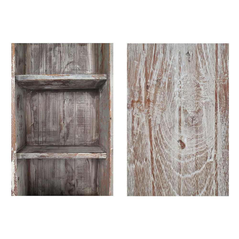 Skated wooden showcase